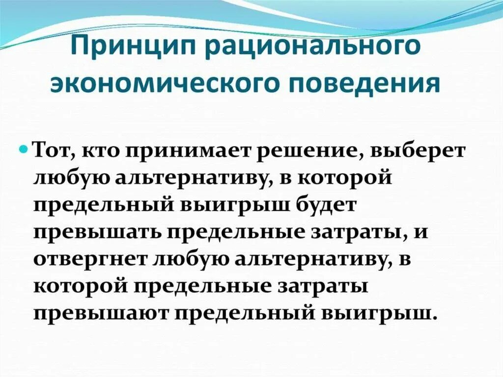 Рациональное поведение в экономике. Принципы экономического поведения. Принципы рационального экономического поведения. Рациональное экономическое поведение.