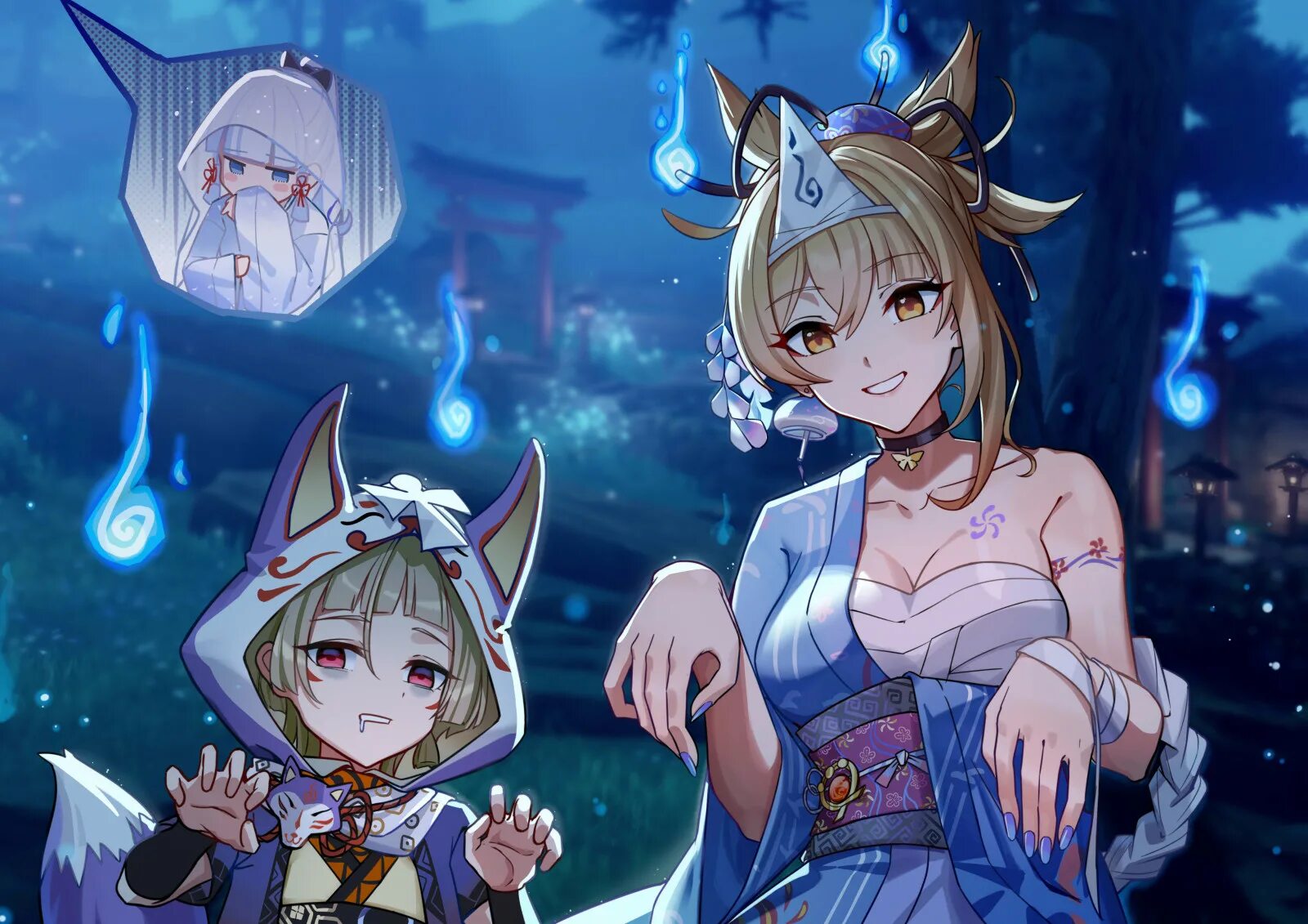 Yoimiya x pyro slime