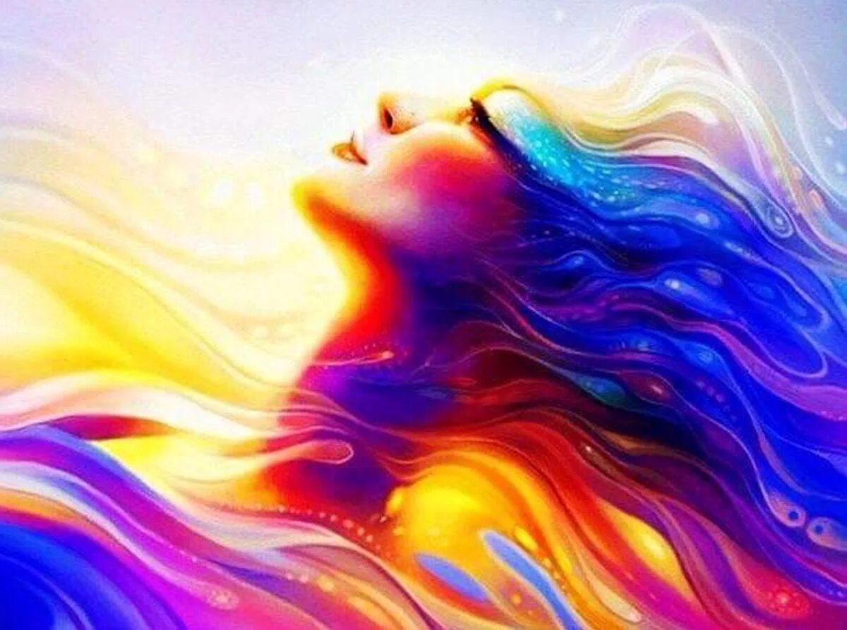 Разноцветный фон. Неоновые краски. Яркость красота. Яркие краски. Ногти для девушек.