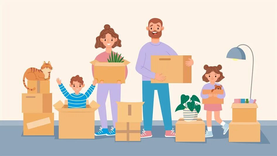 Happy moving