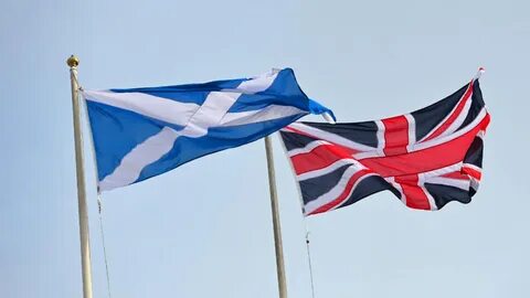 The union flag is today flown above