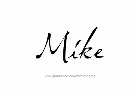 Mike lettering