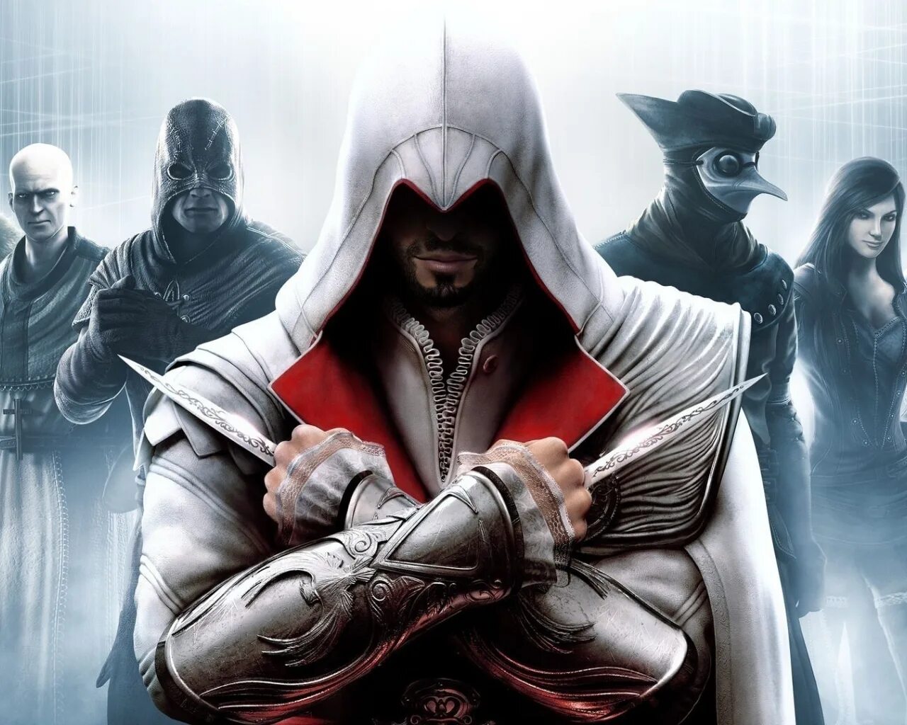 Assassin s nintendo. Assassin's Creed Эцио. Эцио братство крови. Эцио Аудиторе братство крови. Ассасин Крид бразерхуд.