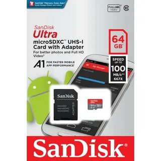 Карта памяти microsdxc sandisk