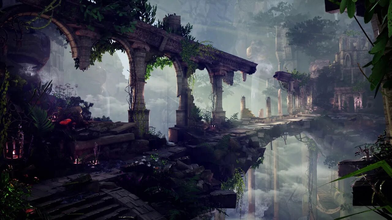 Unreal engine замок. Ютуб руины. Скайрим на unreal engine 4. Ютуб руины. Ue4 marketplace.