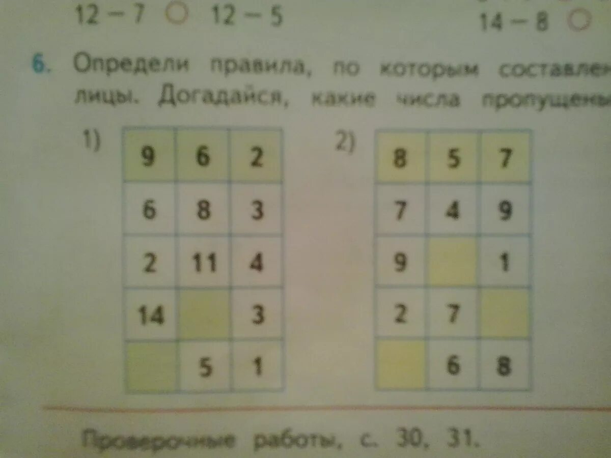 Определи правила по которым составлены ряды. Определи правила по которым составлены таблицы. определи правило по которому составлена таблица. определи правило по которому заполнения.
