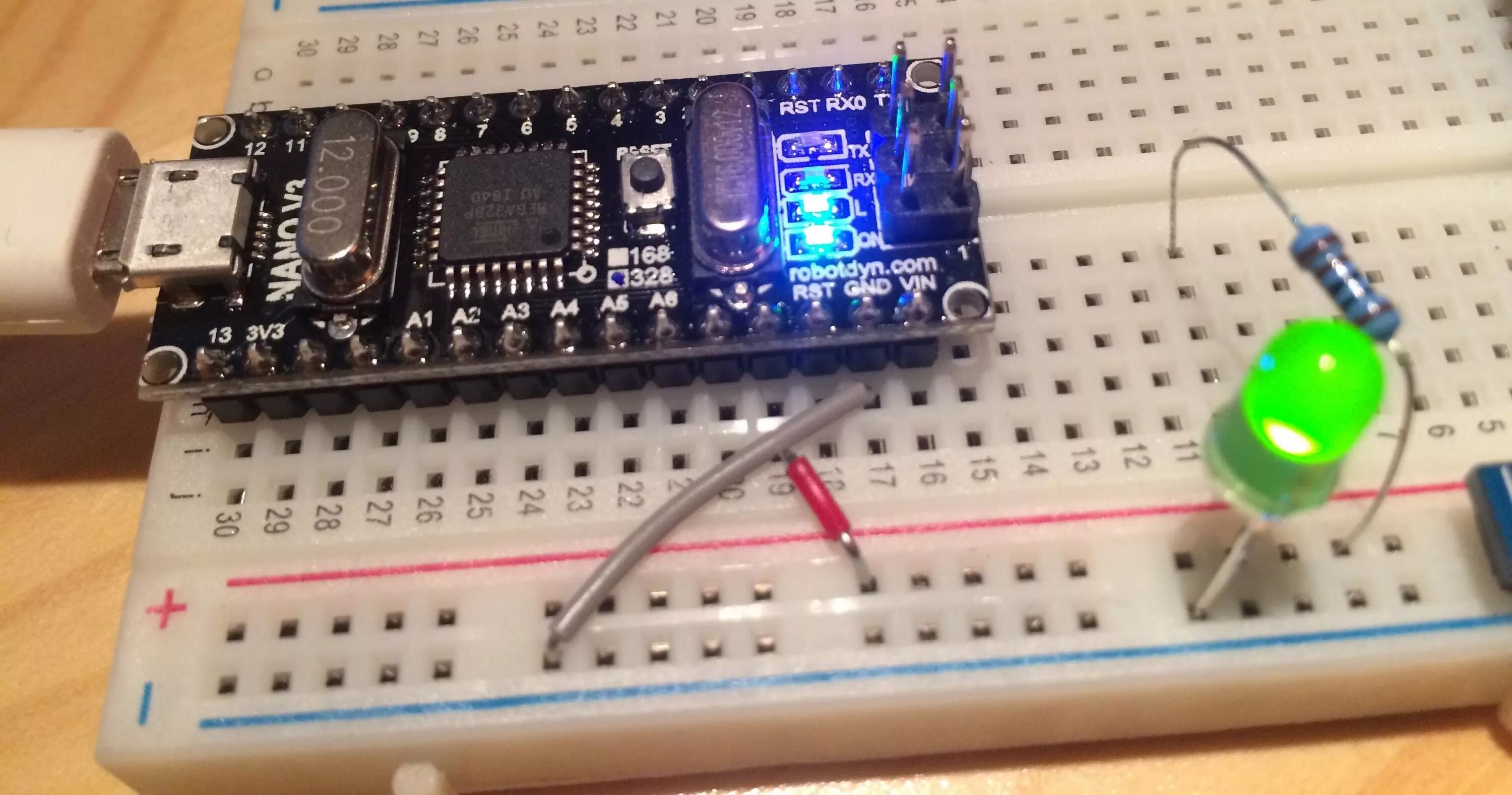 Stm32 мигание светодиодом