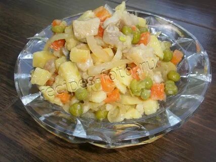Салат с зеленым горошком морковкой