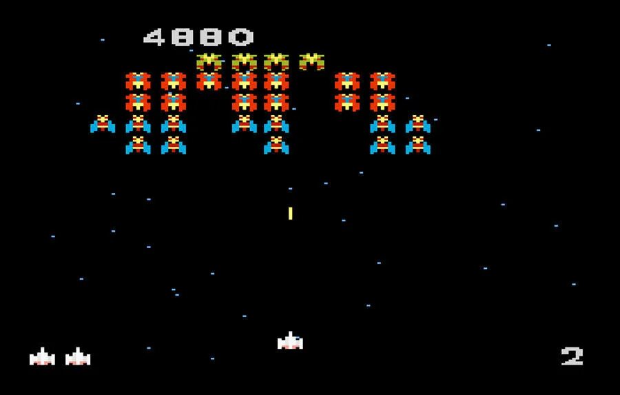 Денди игры корабль. Галага игра 1982. Galaga Денди. Galaga игра Денди. Galaga Atari 7800.