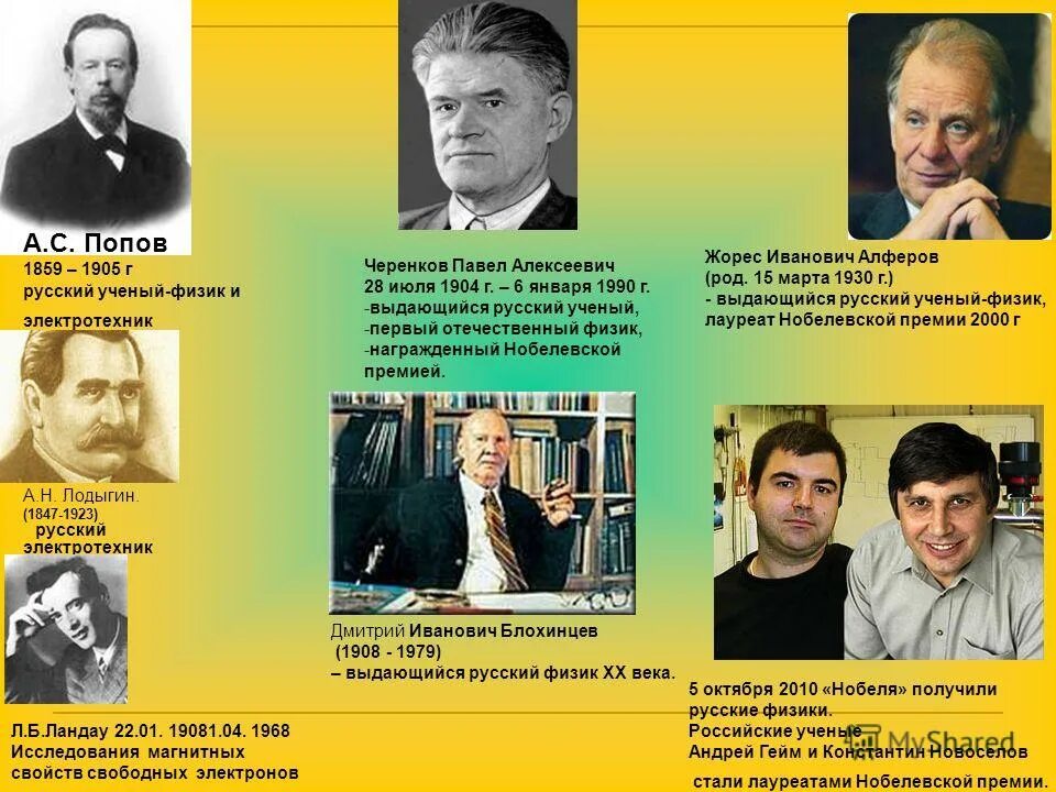 русские лауреаты нобелевской премии по физике. жорж алферов. выдающиеся ученые физики. юрий оганесян академик. русские ученые физики.