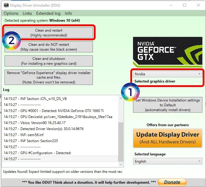 Как удалить драйвер nvidia windows 10. Полностью удалить старые драйверы видеокарты. как удалить драйвера видеокарты. драйвер нвидиа не устанавливается. как правильно удалить драйвера видеокарты nvidia.