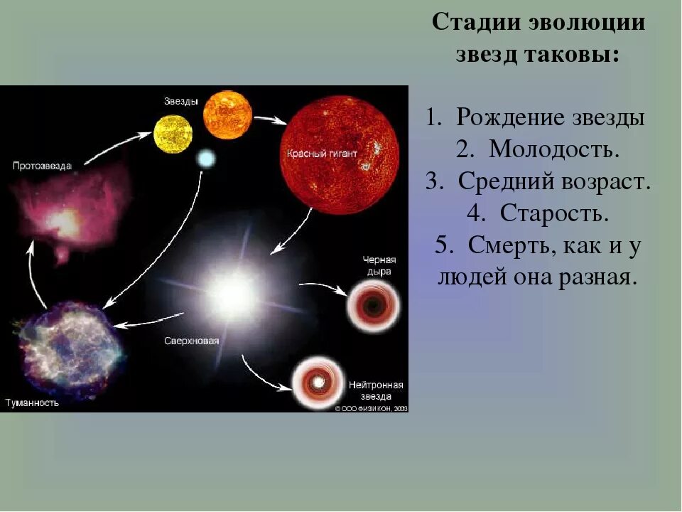1 эволюция звезд. Жизненный цикл звезды схема. Стадии развития звезды. Этапы существования звезд. Основные этапы эволюции звезд.