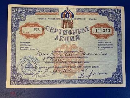 Народный чековый инвестиционный фонд 1993