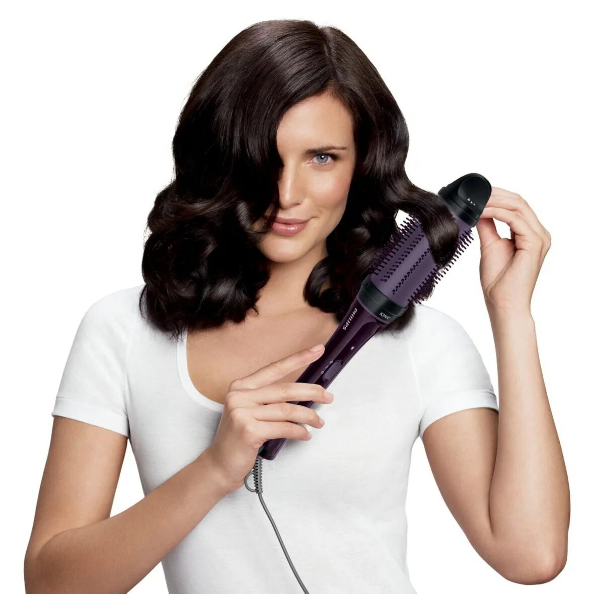 Филипс для локонов. Локоны фен щеткой Philips. Фен Филипс для кудрей. Philips hp8664 Volumebrush. Фен для накручивания волос локонами.