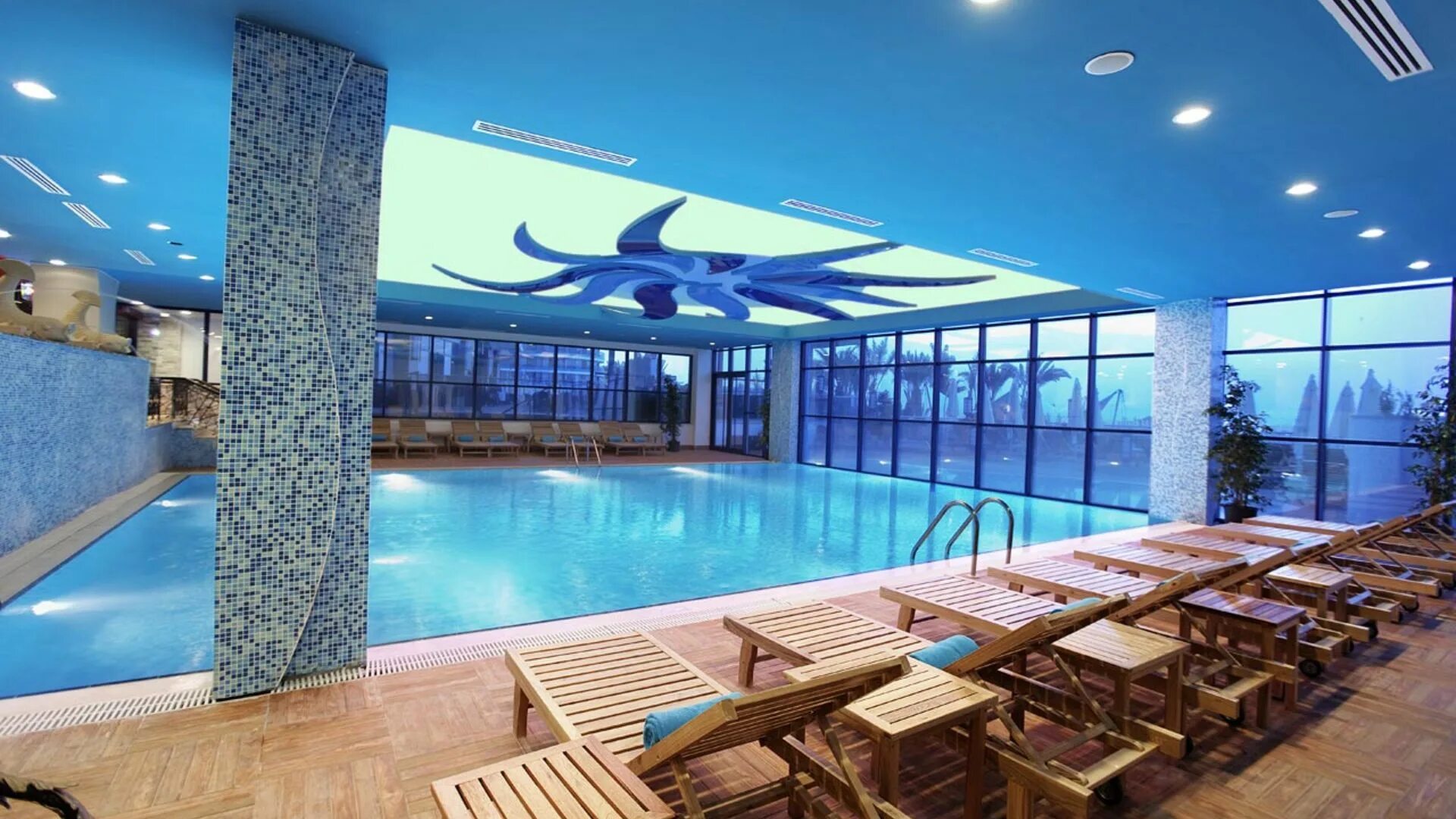 Бассейн с морской водой открытый. Granada Luxury Resort Spa 5. Granada Luxury Resort Okurcalar. Отель Granada Luxury. Гранада Окурджалар Турция.