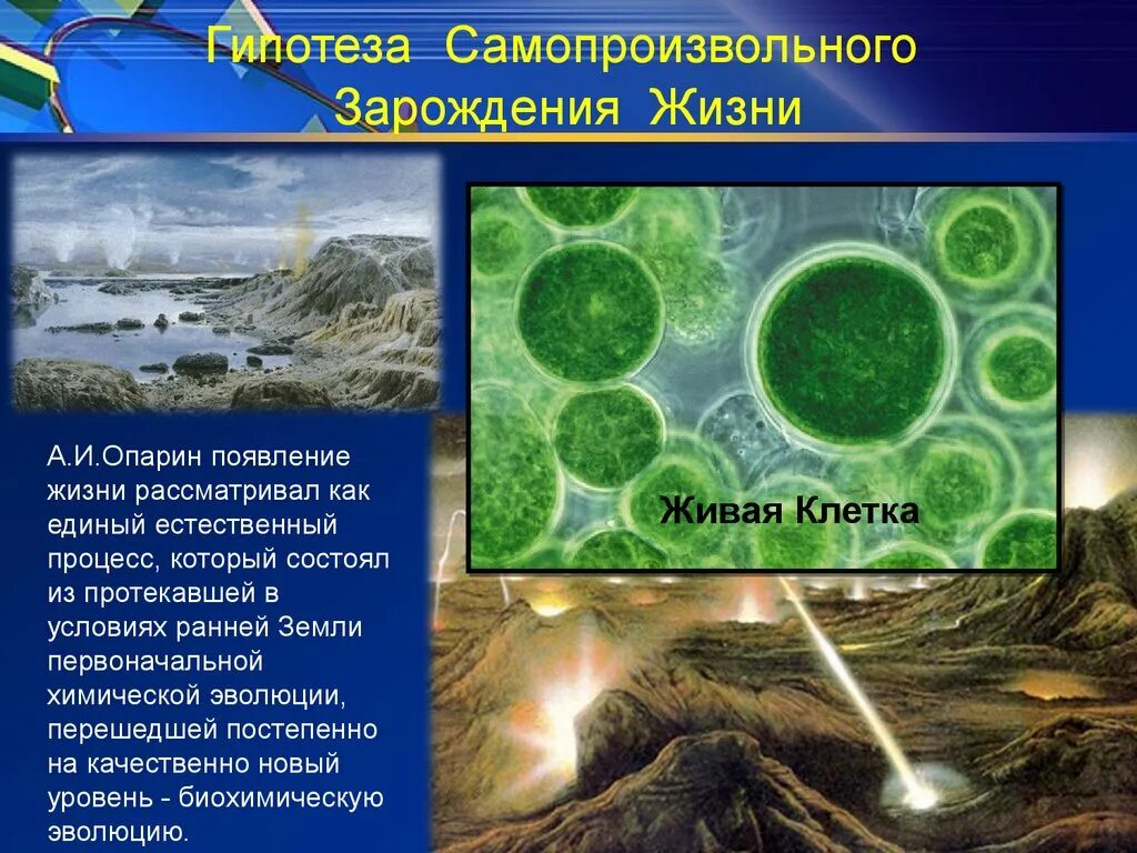 Биохимическая гипотеза зарождения жизни. Возникновение жизни на земле. Гипотезы возникновения жизни на земле. Теории возникновения жизни на земле.