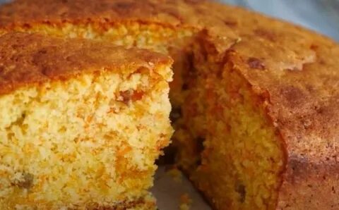 Пирог с морковью в духовке на кефире