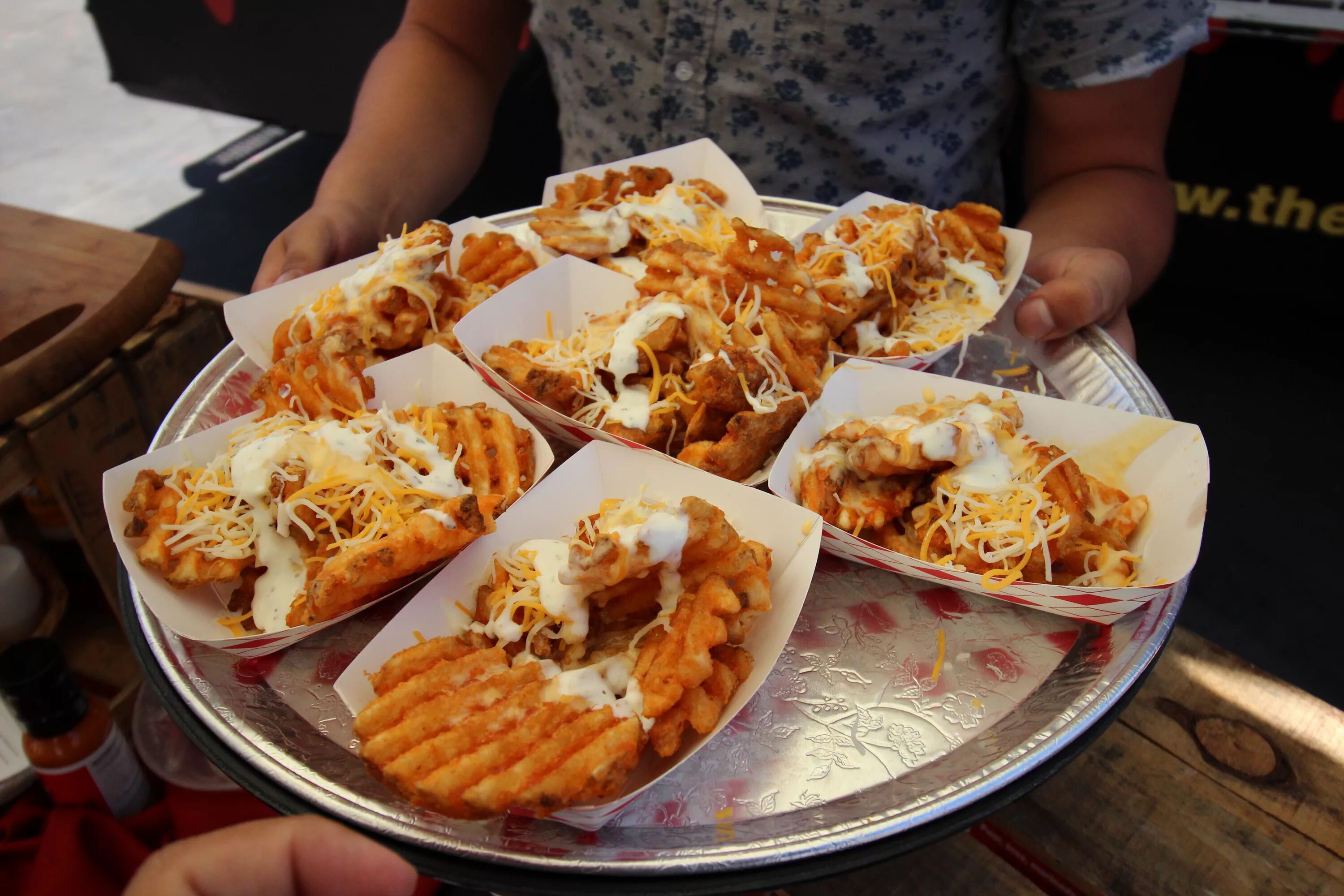 Fast food street food. Fast food street food