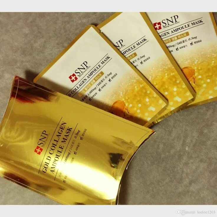 Золотые маски корея. Маска для лица Gold Collagen SNP. Ночная маска SNP Gold Collagen. Голд коллаген маска Корея. Haokali Gold Collagen тканевая маска.