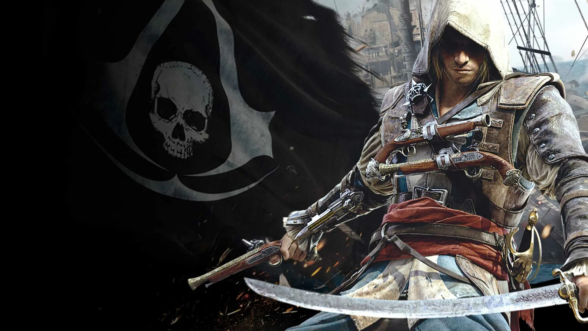 Черный флаг человек. Assassin's Creed IV Black Flag.