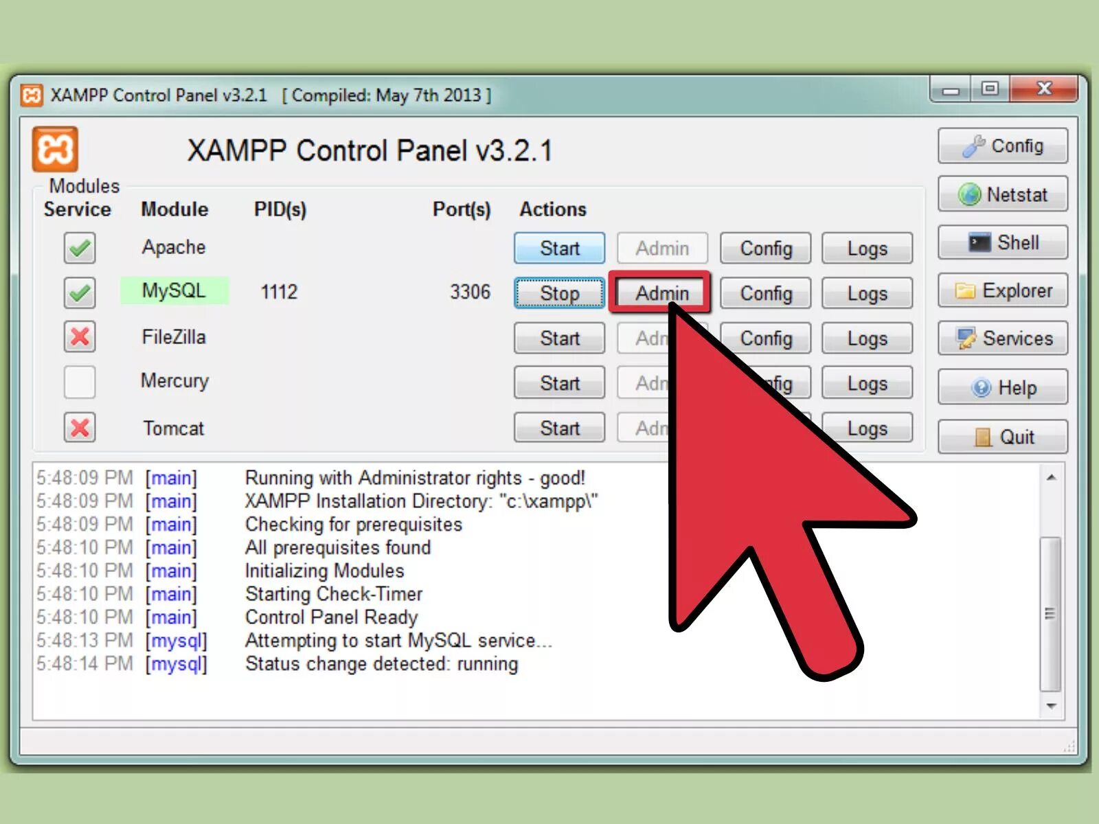 Logging configuration. XAMPP. XAMPP Windows. XAMPP install Windows 10. Как настроить XAMPP.