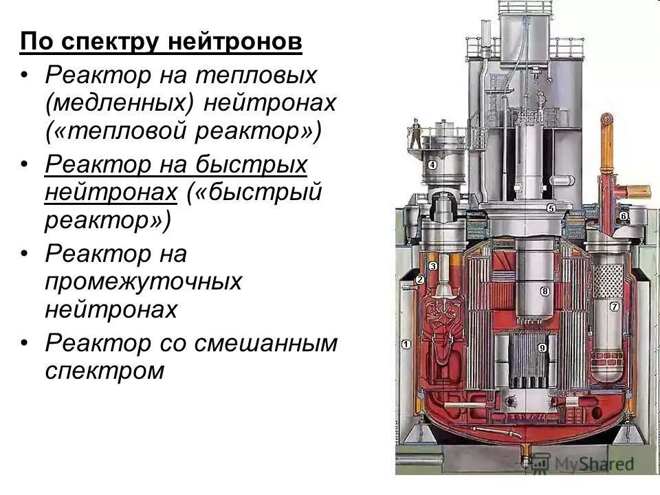 Первая в мире аэс на быстрых нейтронах. Тепловой (медленный) нейтронный реактор («тепловой реактор»). Ядерный реактор на быстрых нейтронах схема. Ядерный реактор на тепловых нейтронах. Ядерный реактор на медленных нейтронах и на быстрых.