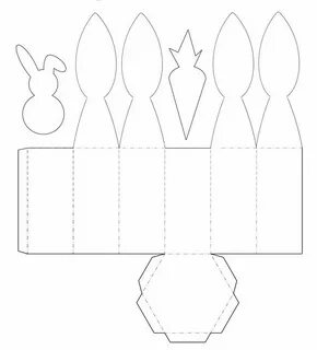 Easter Bunny Box Template.