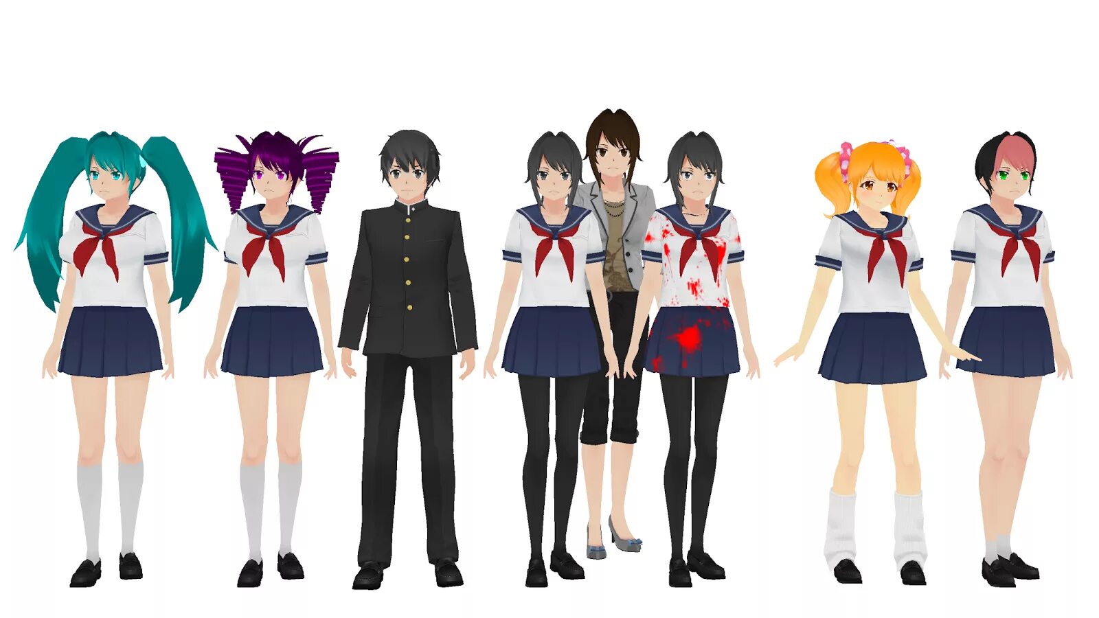 Включи yandere simulator. Роуз Эллисон Яндере симулятор. Сукебан Яндере симулятор.