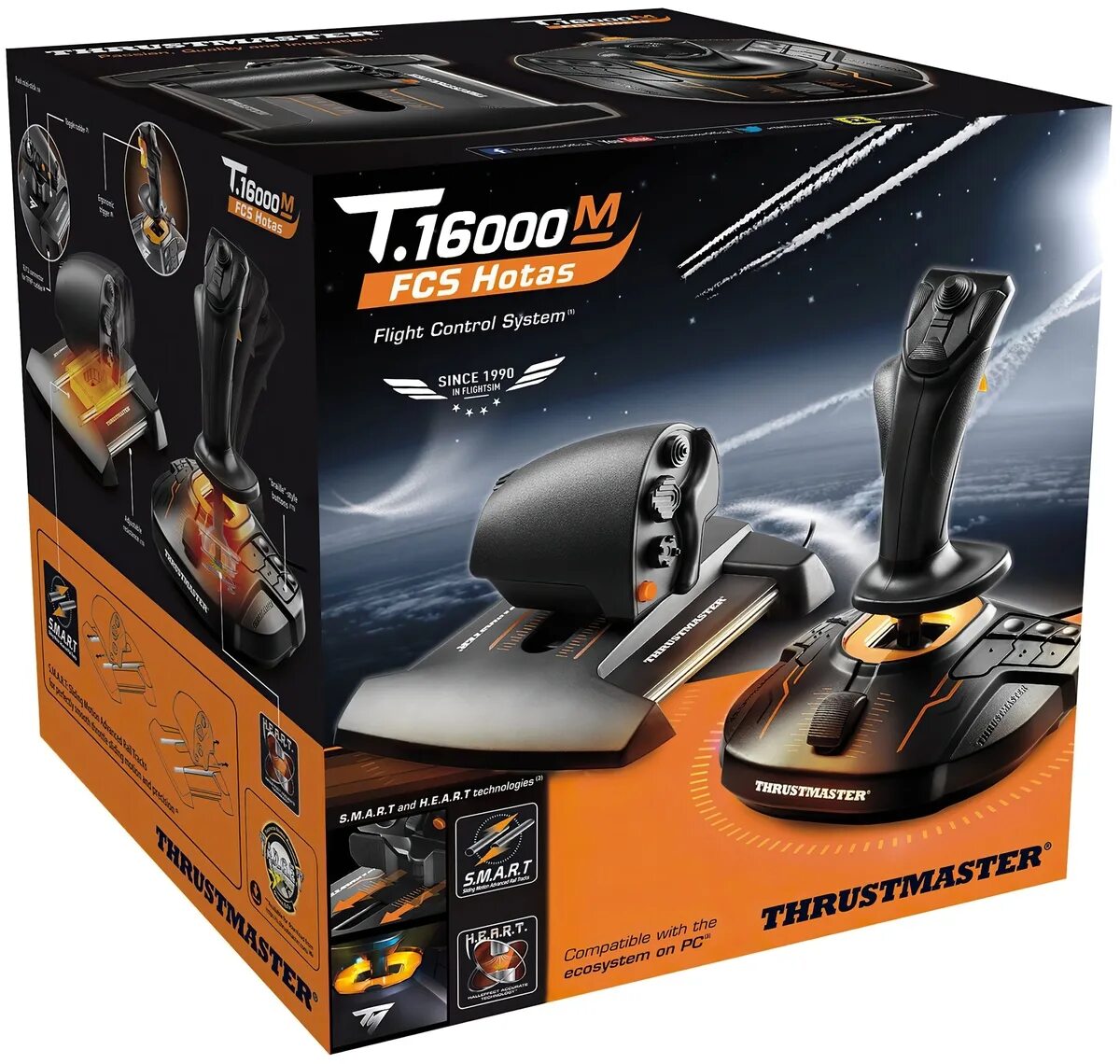 Джойстик thrustmaster hotas. Thrustmaster t1600m. Thrustmaster t.16000m FCS. Джойстик Thrustmaster t.16000m. T16000m FCS Hotas.