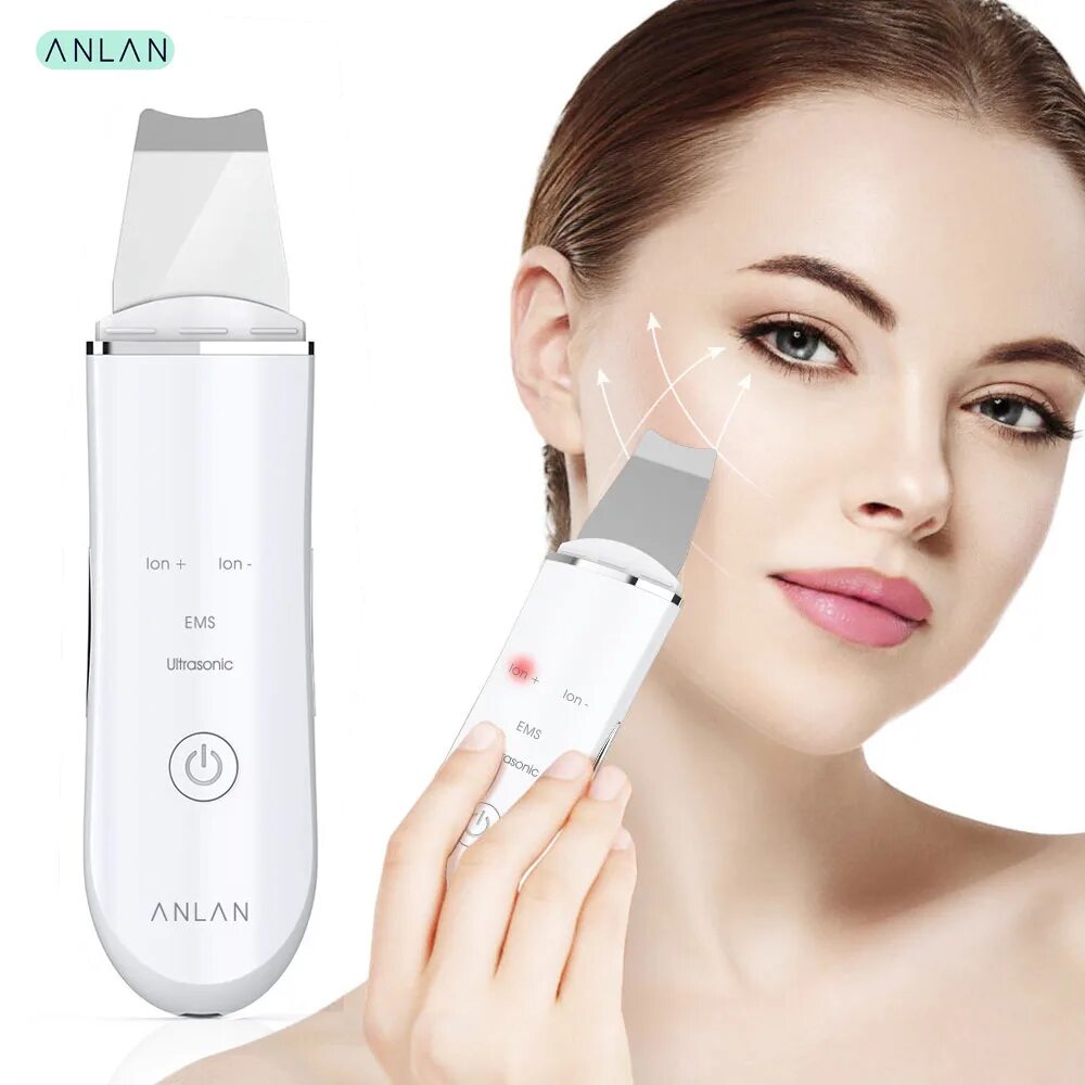 Anlan Ultrasonic Skin Scrubber facial Blackhead Remover. Ультразвуковая чистка Ultrasonic Skin Scrubber.