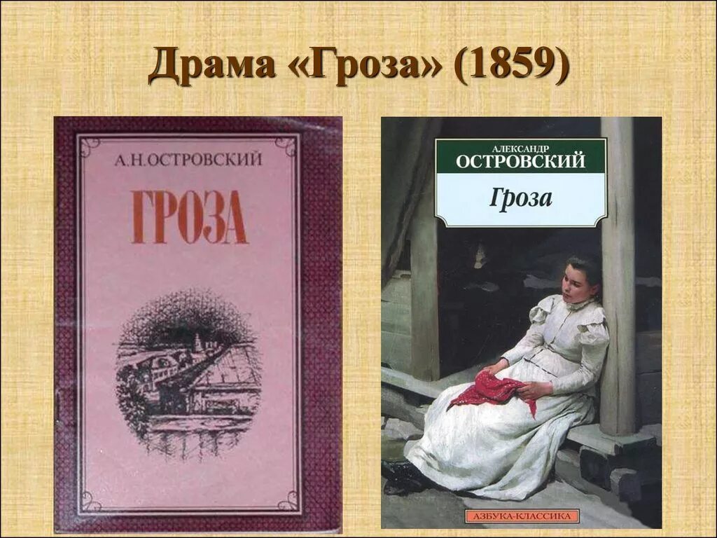 Произведения жанра драмы. Островский а.н. "гроза. Пьесы". А.Н Островский драма гроза.