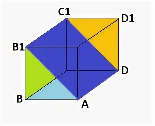 Abcd a1b1c1d1 куб