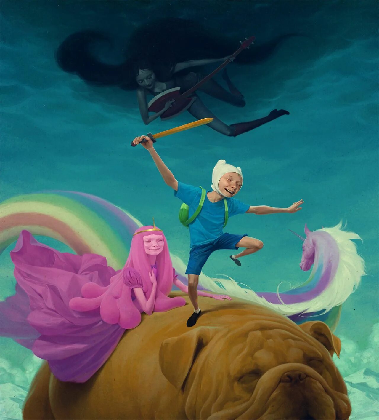 Jeremy Enecio. Adventure time арты. Фин и Джейк арт.