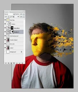 Эффект фотошопа на лице