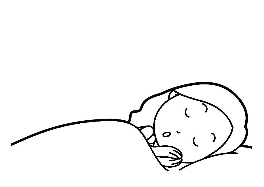 She is sleeping. Нарисовать сон. Спать рисунок. Сон раскраска. Девочка спит.