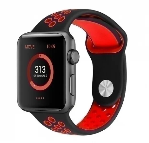 38 часы. Ремешок Apple Nike Sport Band черный с красным. Силиконовый ремешок для Apple watch красный. Ремешок силиконовый перфорированный для Apple watch. Ремешок - APW Sport Band Apple watch 38/40/41мм силикон на кнопке (s) (Black).