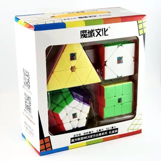 набор головоломок moyu cubing classroom wca set. сувенирные наборы с игральными костями. кубики рубики набор. кубик 5 на 5 мофанг. кубики головоломки набор головоломок.