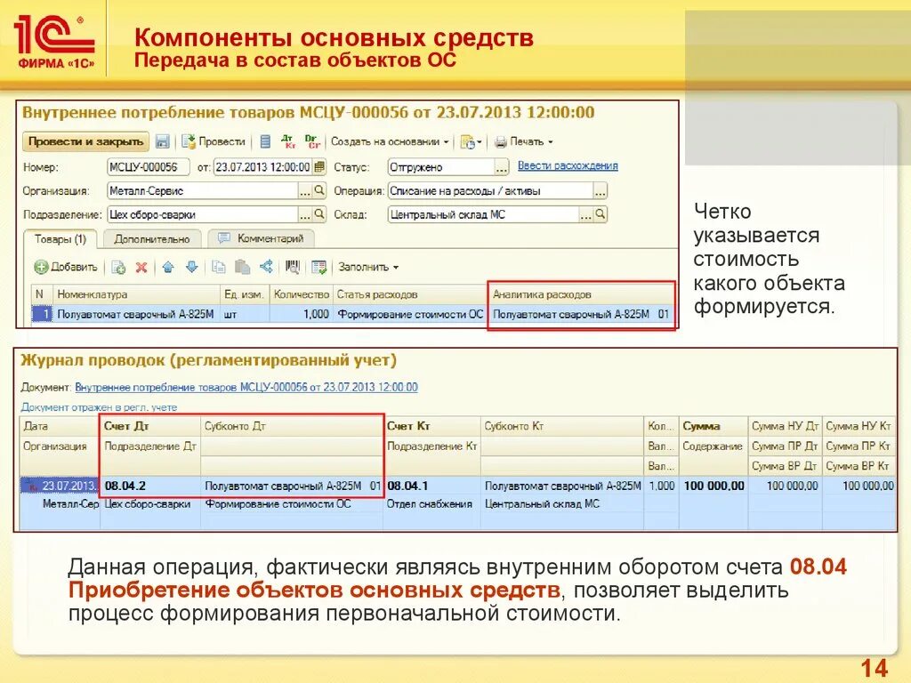 1с основные средства. Стоимость ОС. Компонентный учет основных средств в 1с 8. Приобретение компонентов основных средств что это. 11 краткая основные средства какой стоимостью