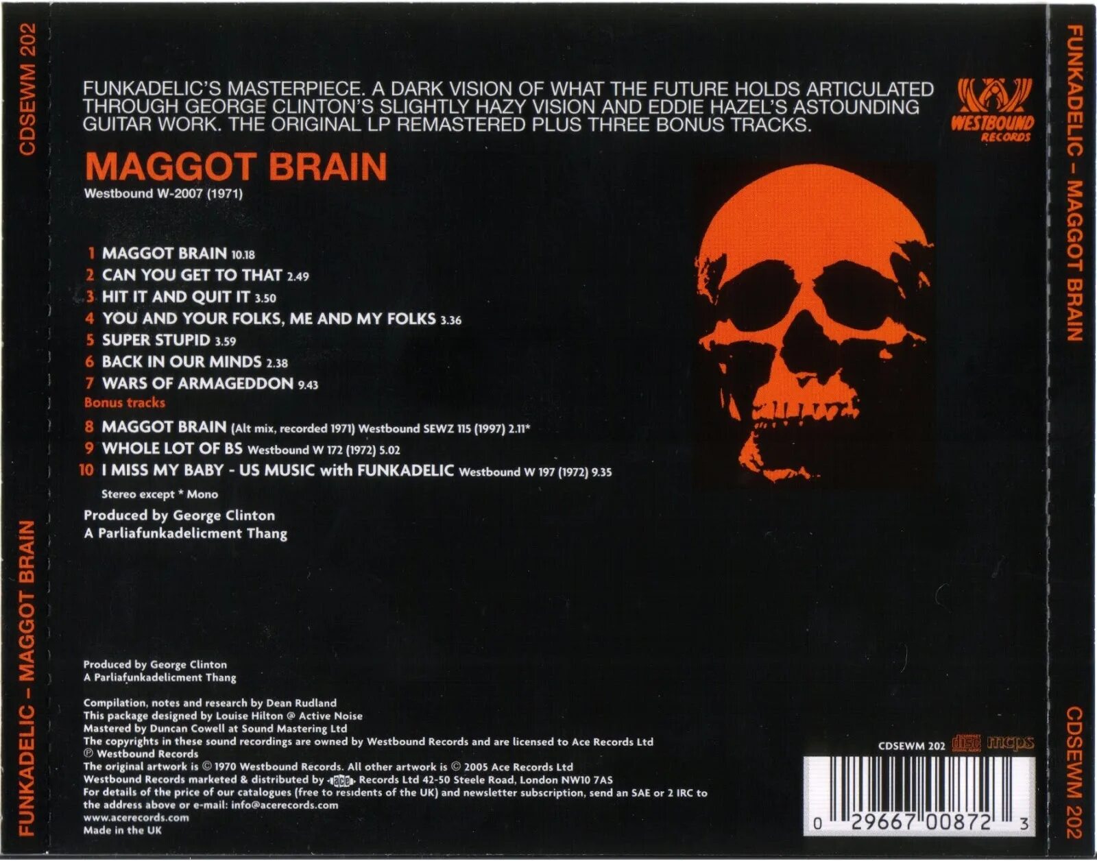 Funkadelic Maggot Brain 1971. Funkadelic Maggot Brain. Funkadelic "Maggot Brain (CD)".