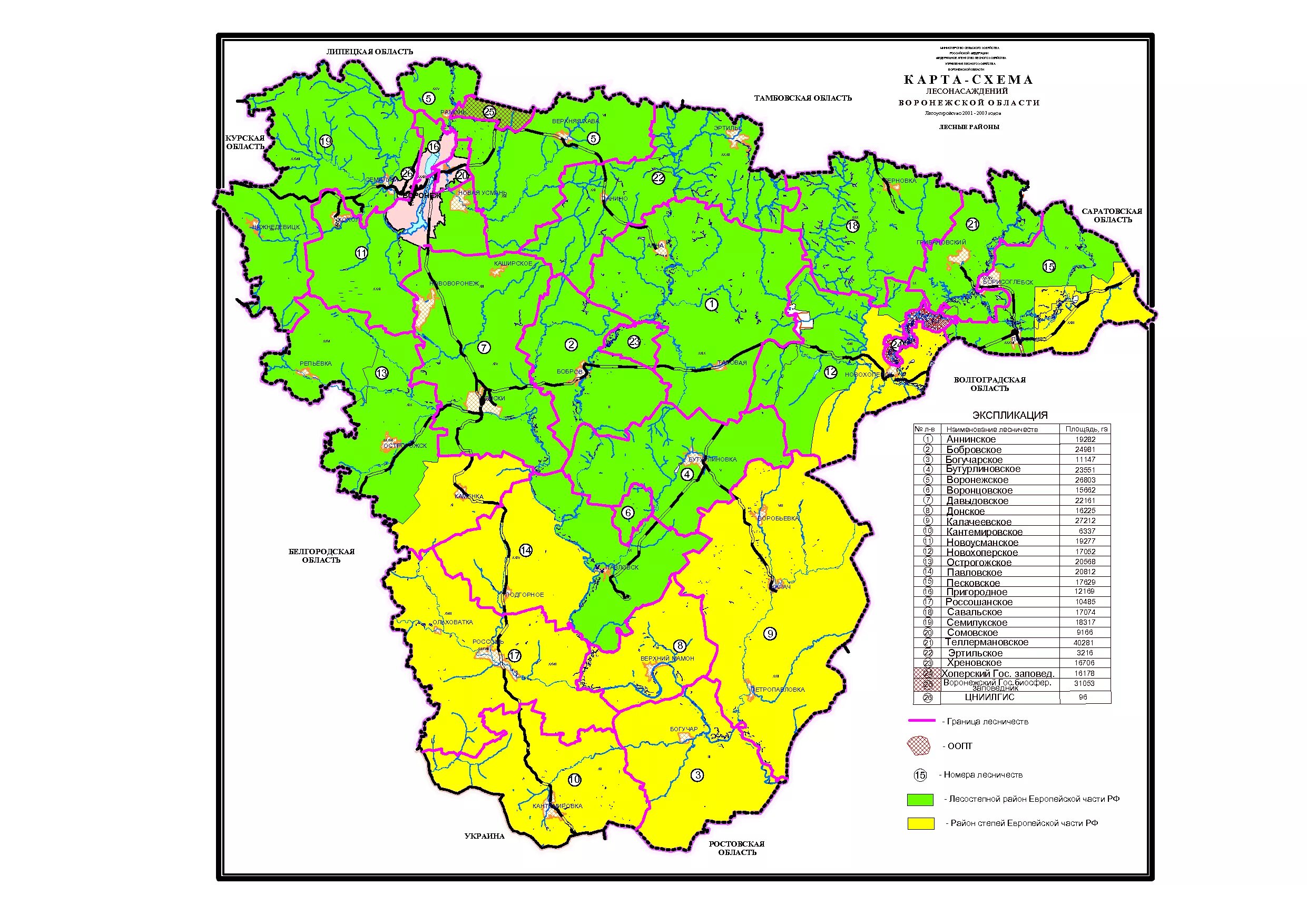 Природная зона смоленской области. Природная карта Воронежской области. Карта Воронежской области природные зоны. Участковое лесничество лесничество Воронежская. Карта лесов Воронежской области.