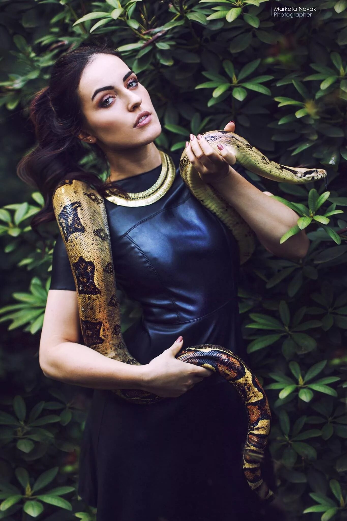 Reptile girl. Девушка змея. Фотосессия со змеями.