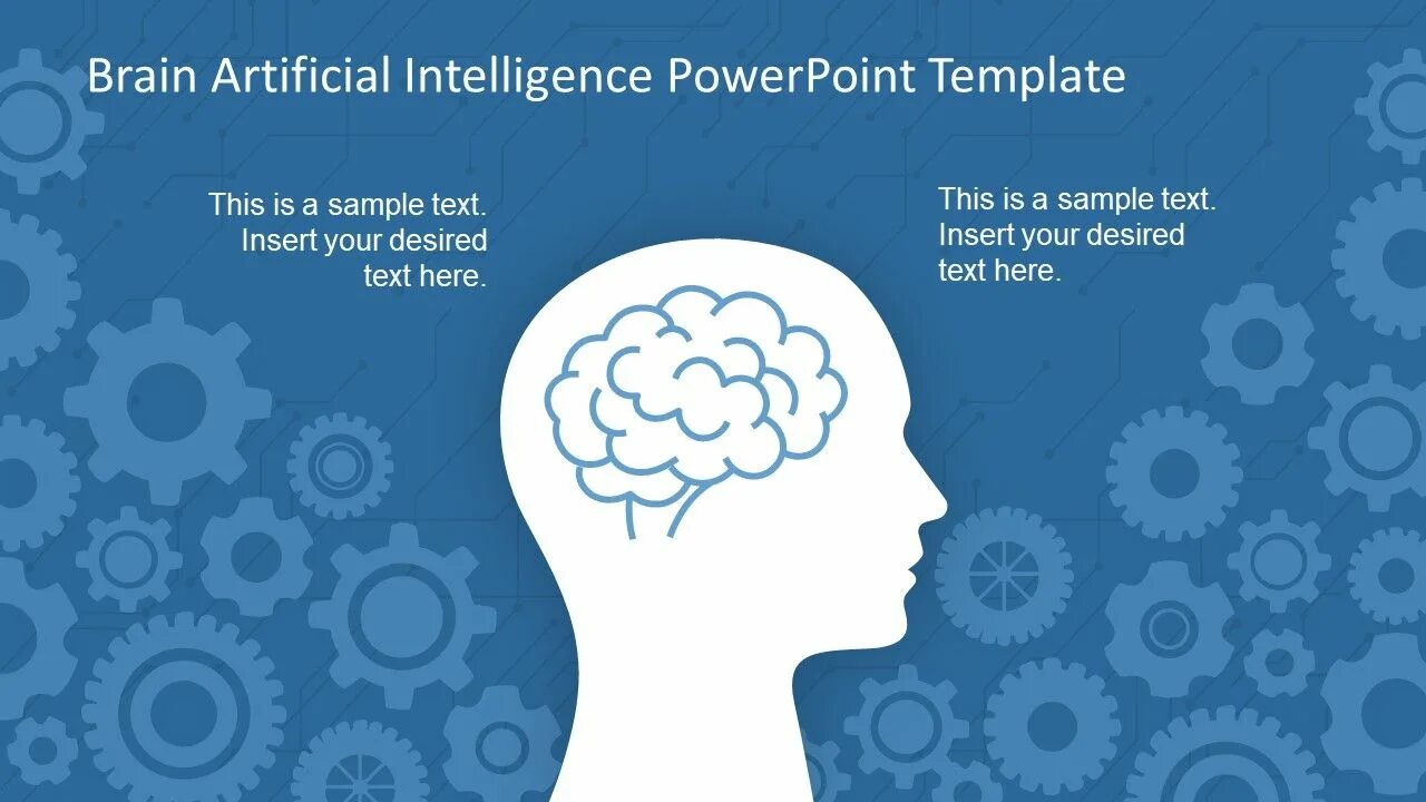 Human Brain Artificial Intelligence. Шаблон для презентации POWERPOINT мозг. Искусственный интеллект мозг. Темы для презентаций POWERPOINT интеллект.