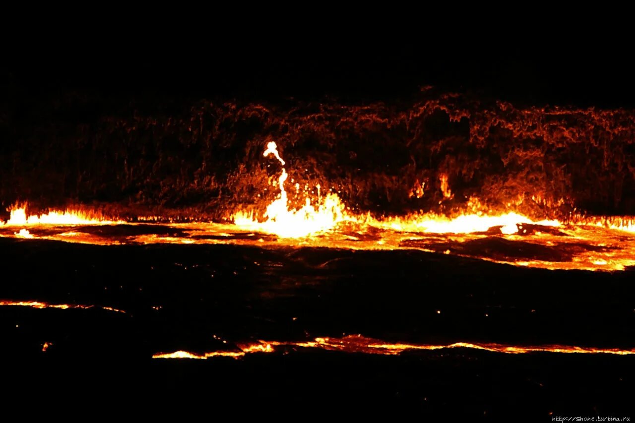 Вода горит. Горение воды. Огненный пояс. Горящие вулканы.