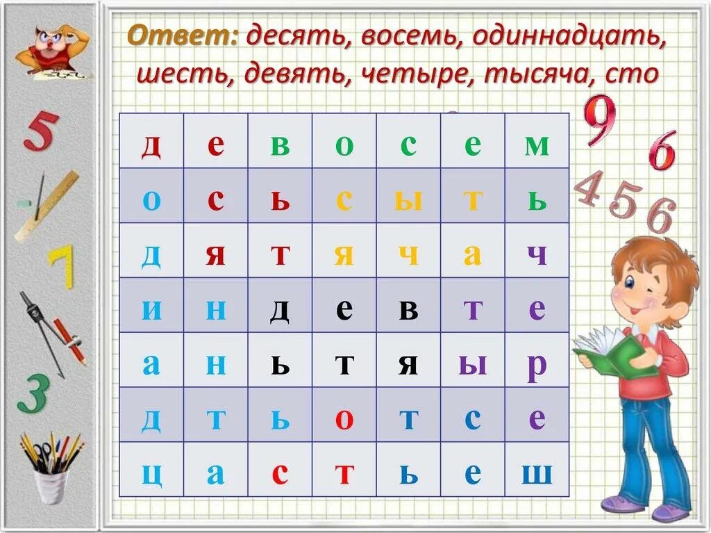 Квест игра для 5 класса