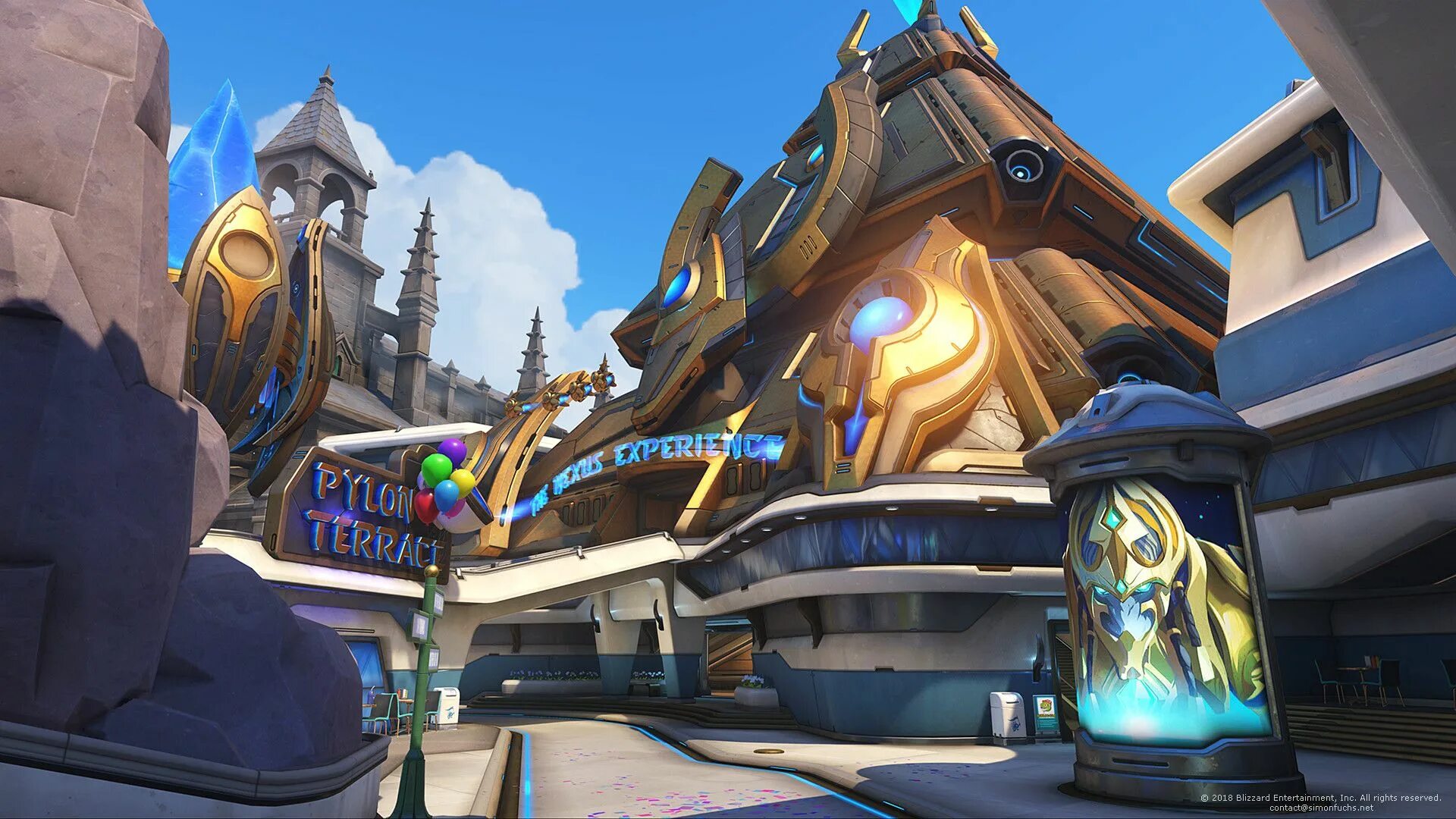 Можно близзард. Близзард ворлд овервотч. blizzard world в реальности. близард ворлд спавн. overwatch environment.