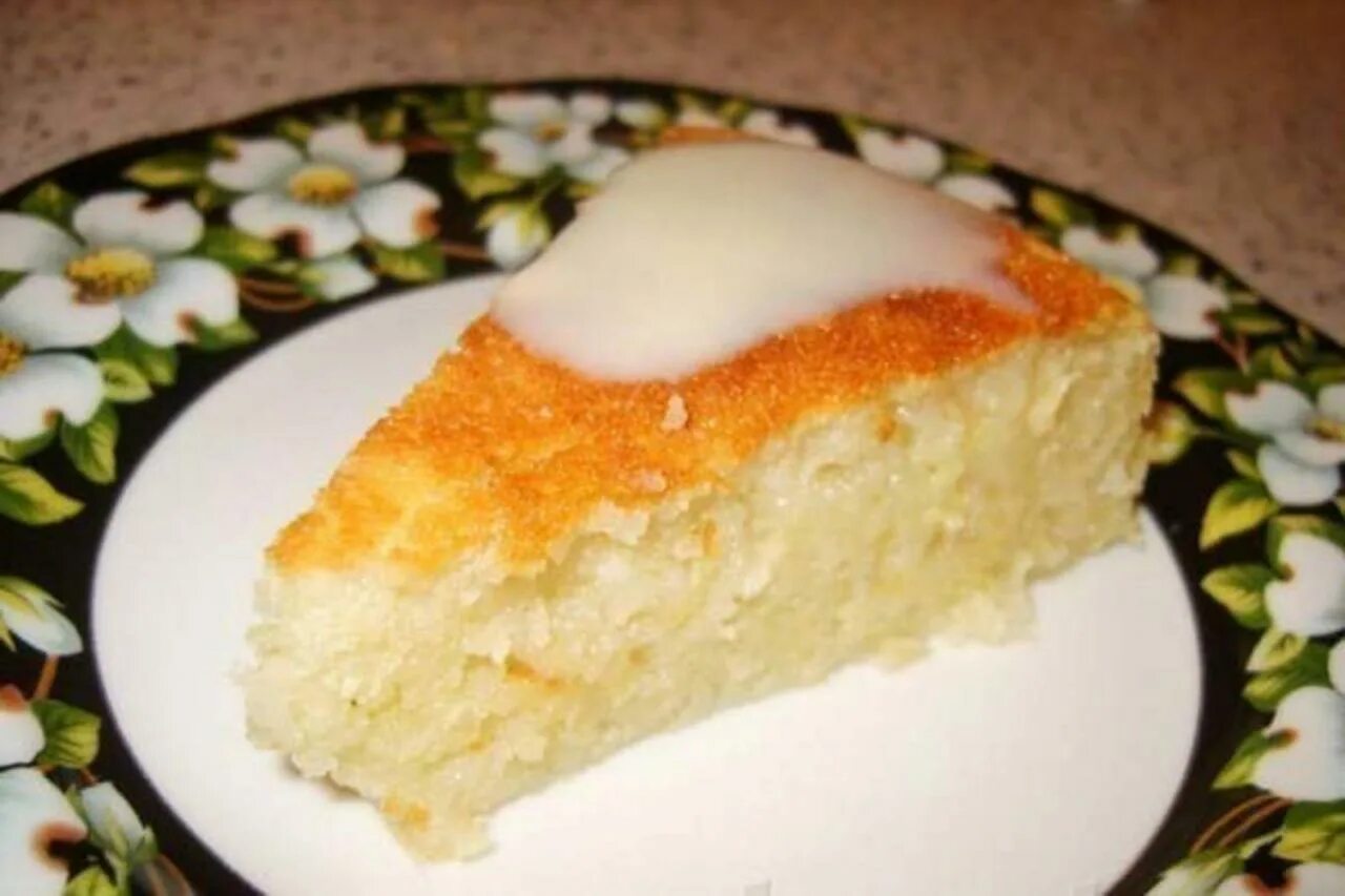 Запеканка творожная с манкой кефиром в духовке