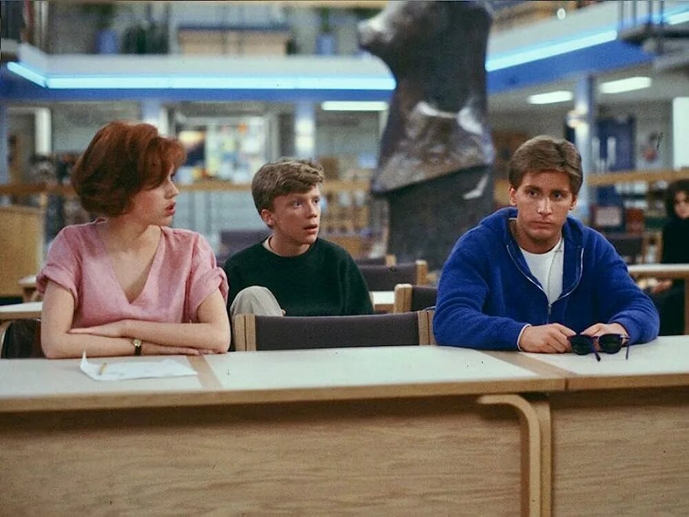 Клуб завтрак трейлер. Molly Ringwald Breakfast Club. Эмилио Эстевес клуб завтрак.