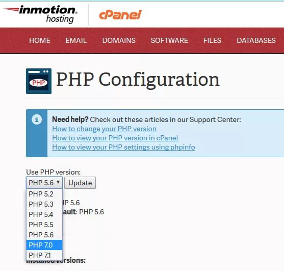 Click php. Php version. хостинг php. конфигурация php. php update.