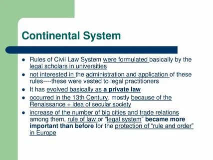 System rules