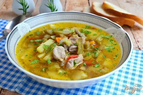 Суп из свинины с овощами